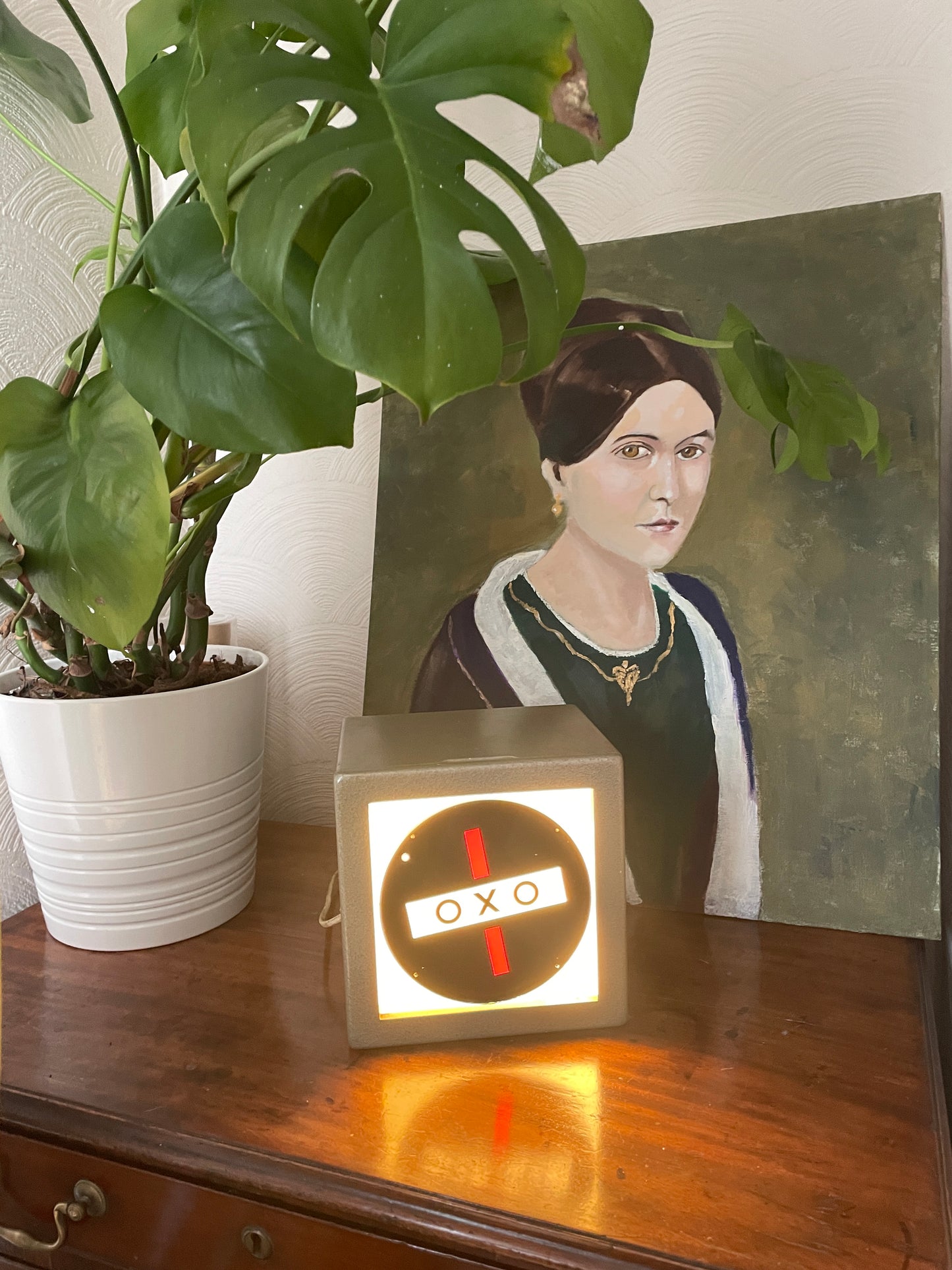 Vintage Opticians OXO Eye Test Lamp Very Unusual Lighting