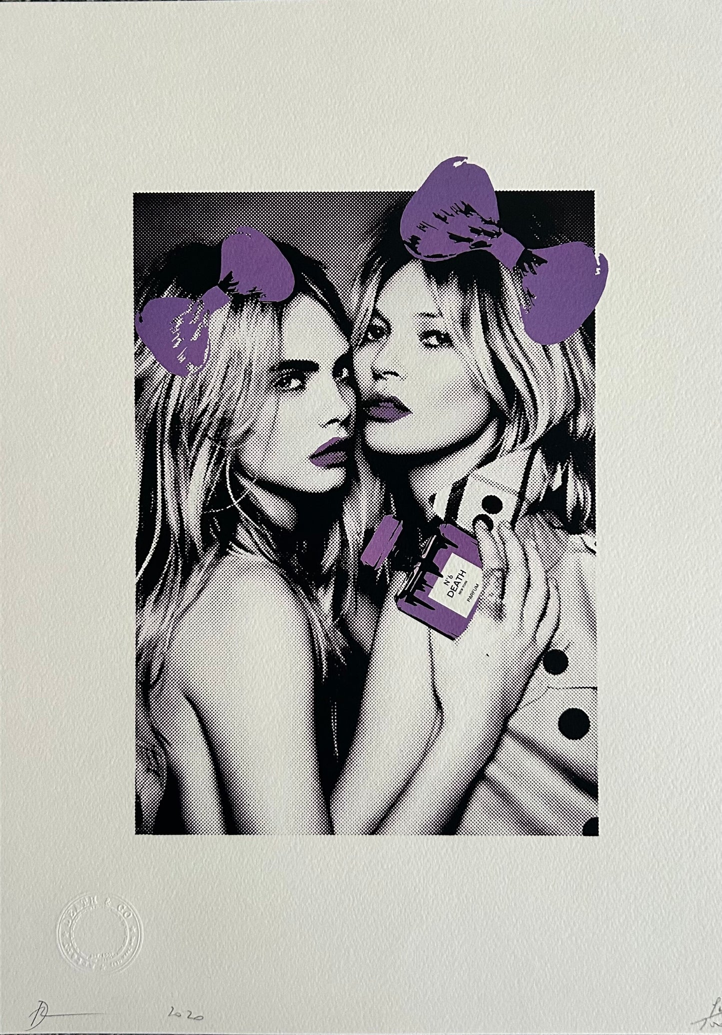 Death NYC Kate And Cara Limited Edition Giclee Print Signed and Numbered Edition of 100