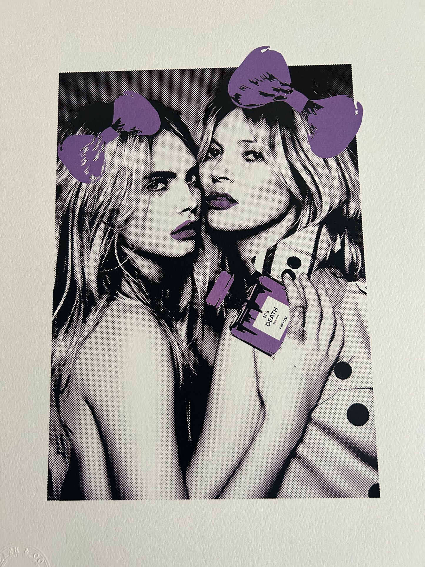 Death NYC Kate And Cara Limited Edition Giclee Print Signed and Numbered Edition of 100