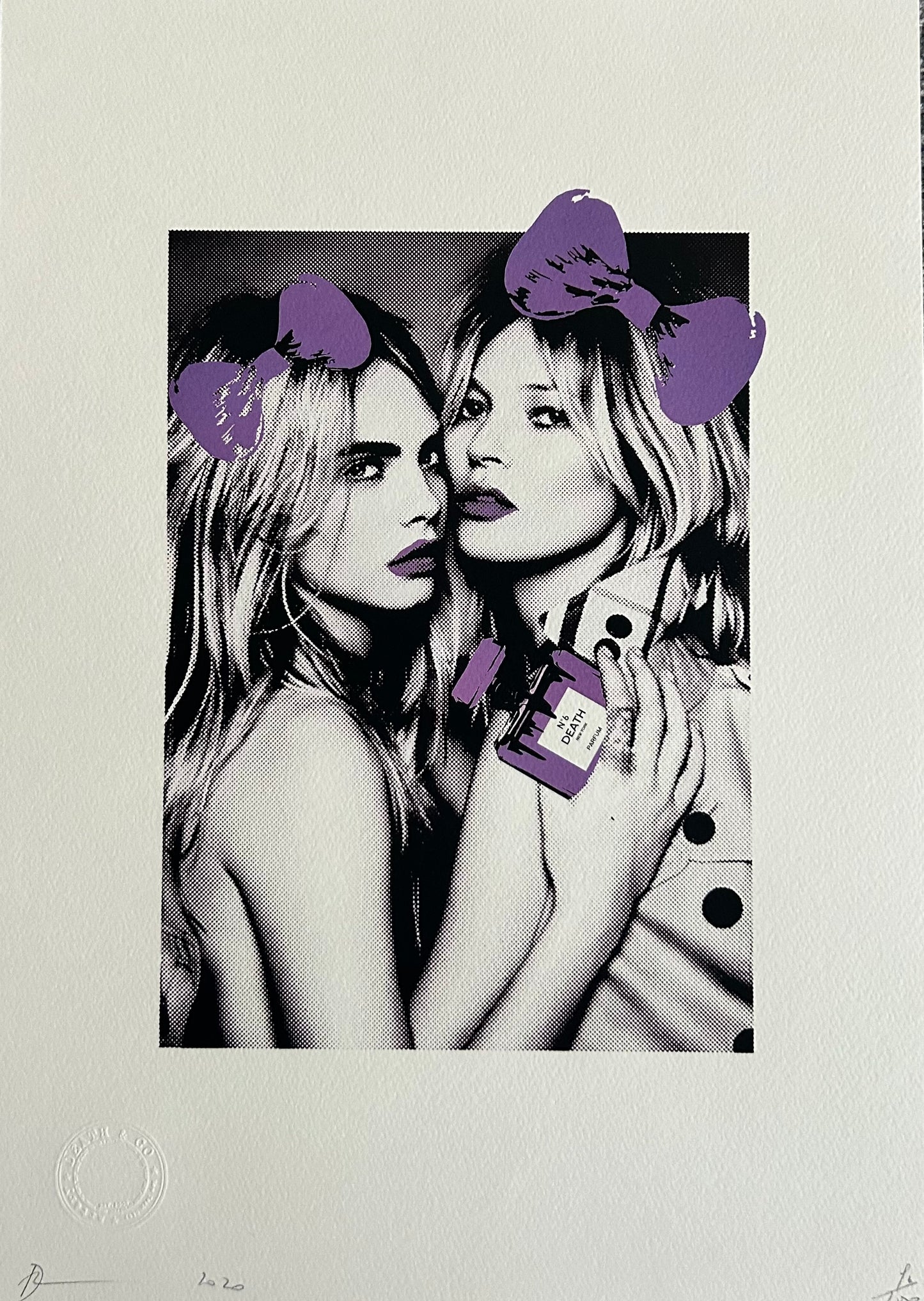 Death NYC Kate And Cara Limited Edition Giclee Print Signed and Numbered Edition of 100