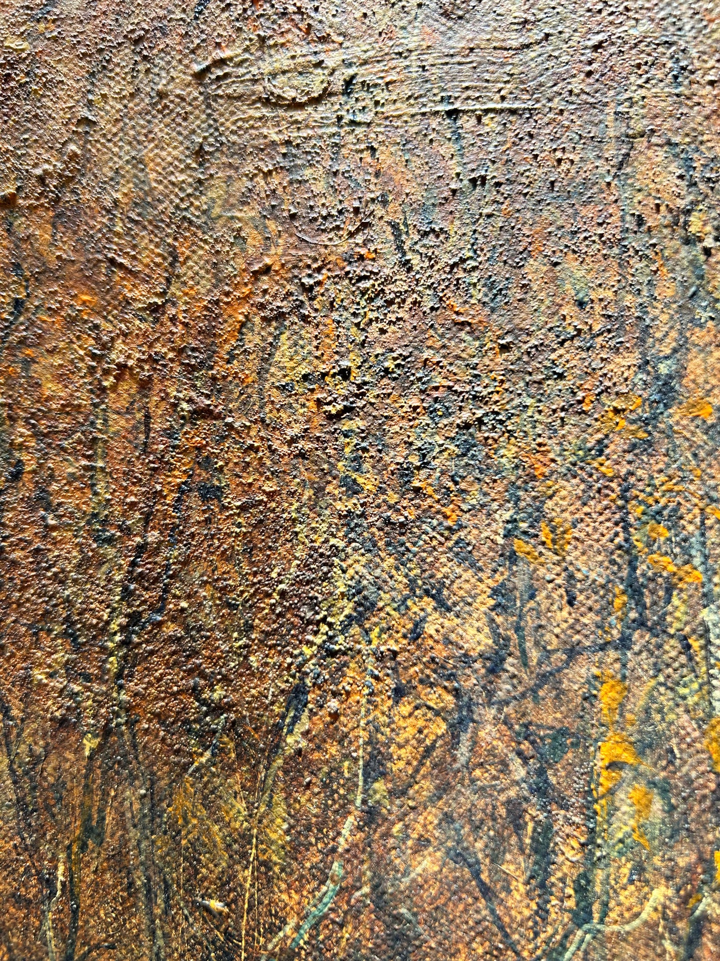 Original Painting Waters Edge By Anita Reid WSA Stunning Nature Study of a Waterside Landscape