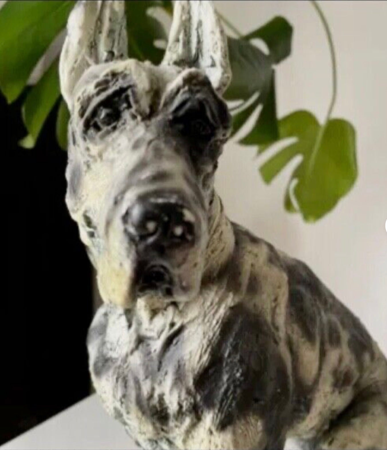 April Shepherd Dog Sculpture, Great Dane, On Guard, ARTISTS PROOF. Ltd EDT no92. Box and Certificate. Dog figure Dog statue