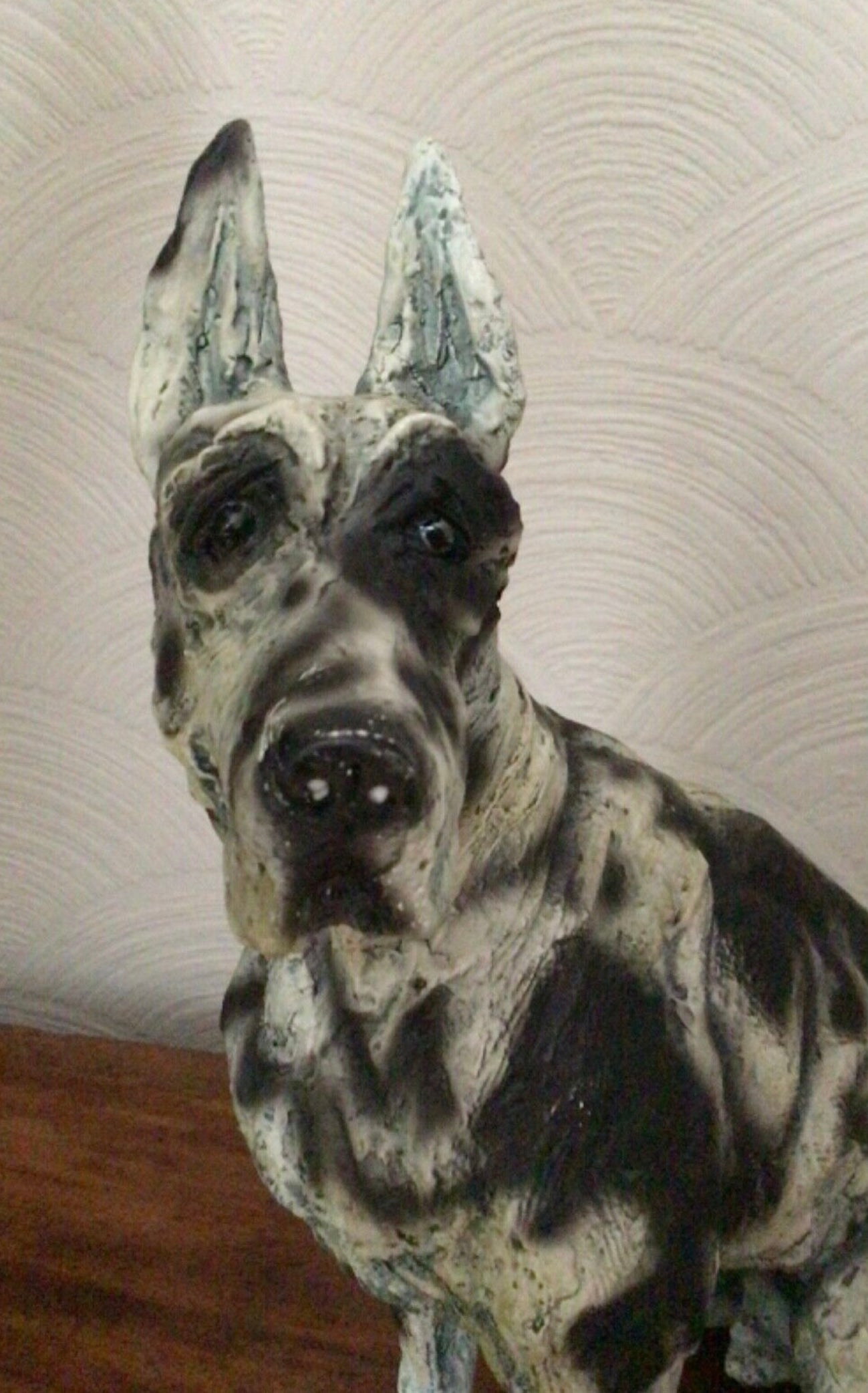 April Shepherd Dog Sculpture, Great Dane, On Guard, ARTISTS PROOF. Ltd EDT no92. Box and Certificate. Dog figure Dog statue