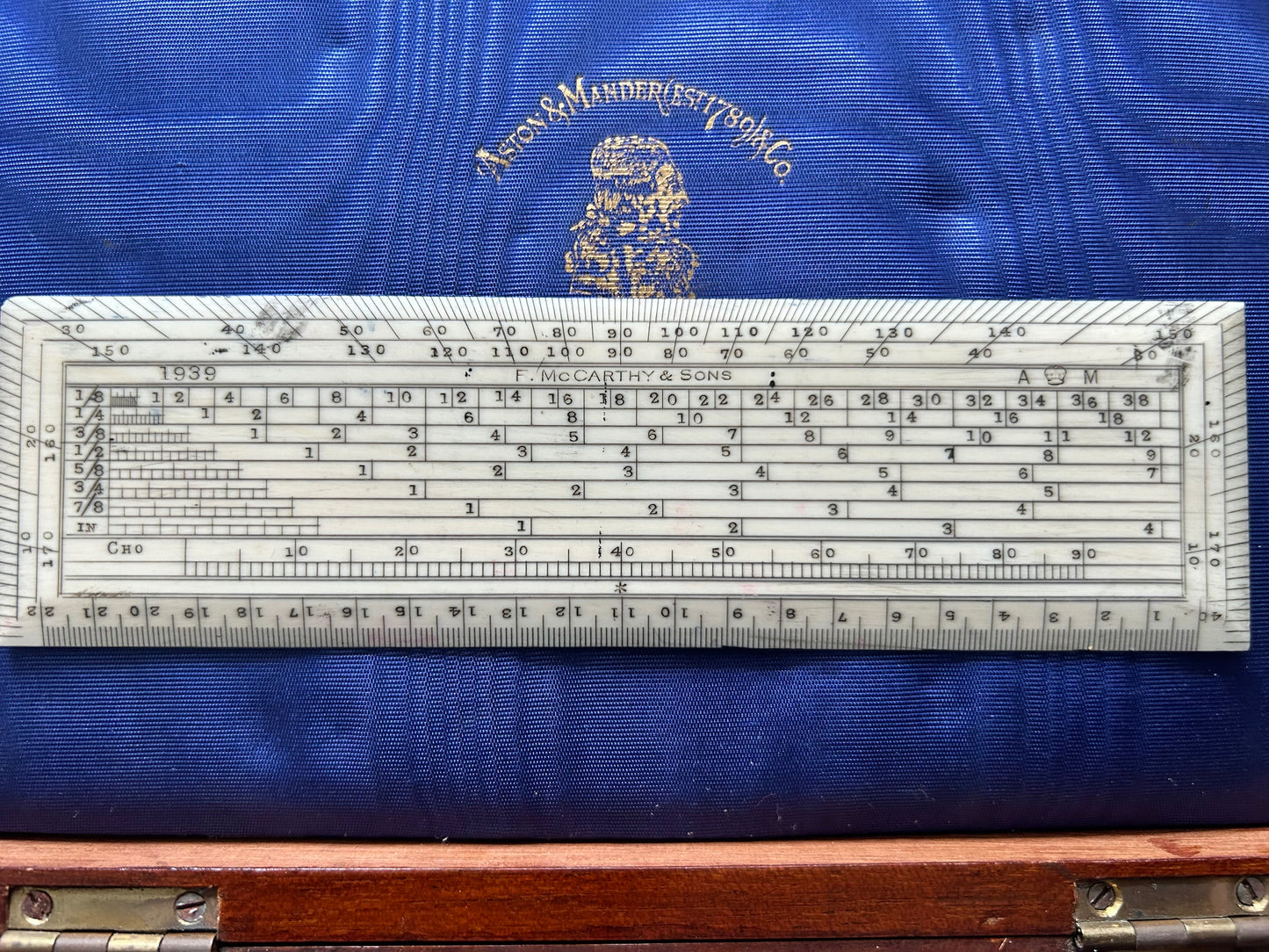 WW2 British Air Ministry Set Of Draughtsman’s Engineer’s Drawing Instruments in Case