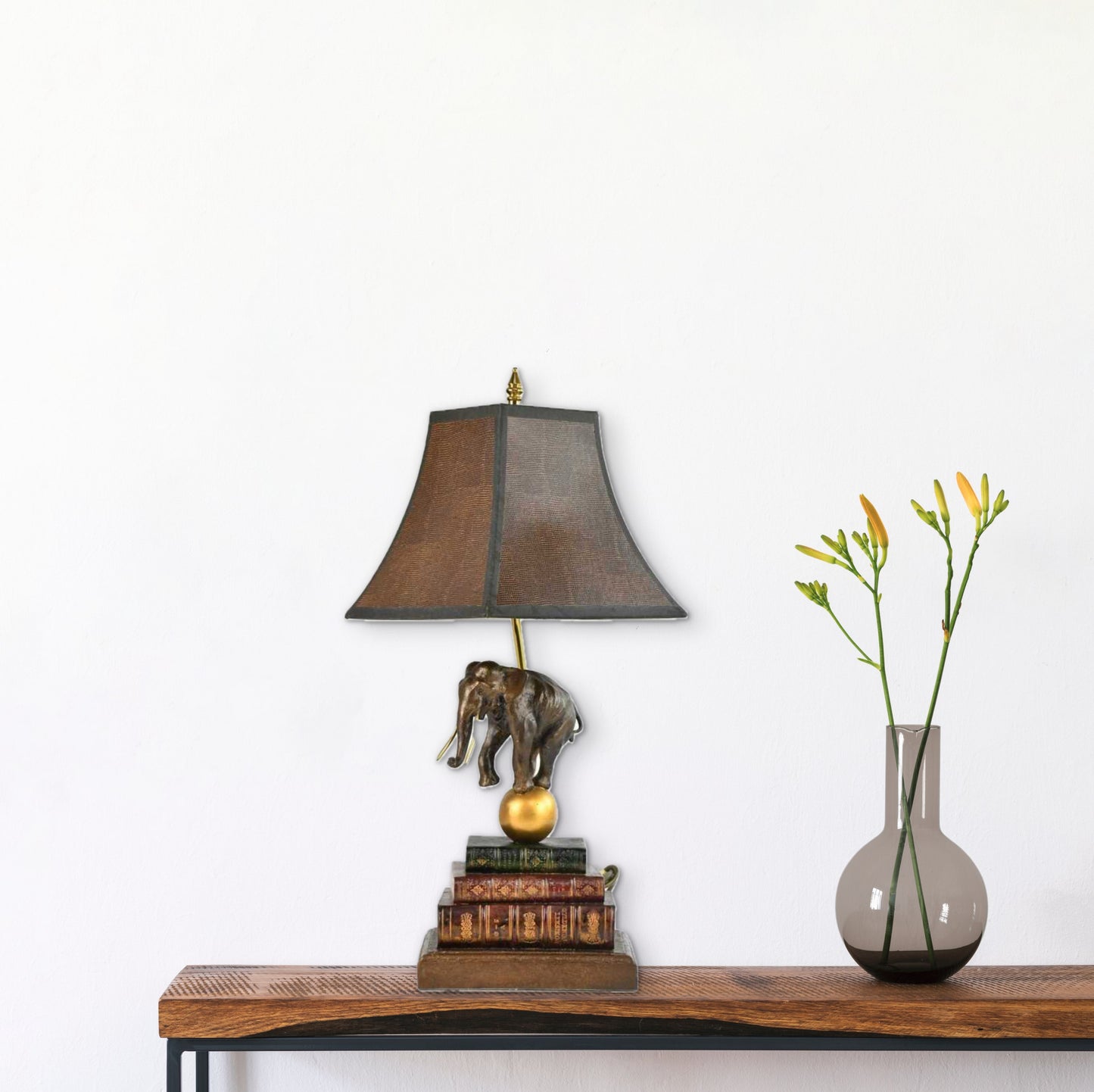Vintage Thomas Blakemore Elephant Lamp – 63 cm Tall – Collectible Statement Lighting