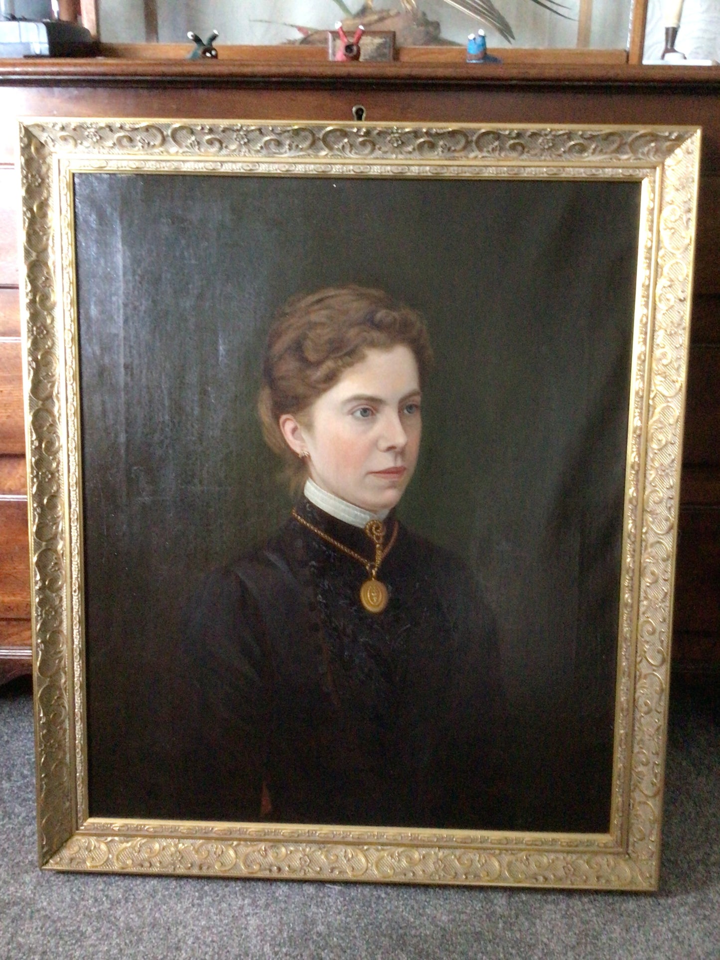 Portrait of a Lady In Mourning Attire