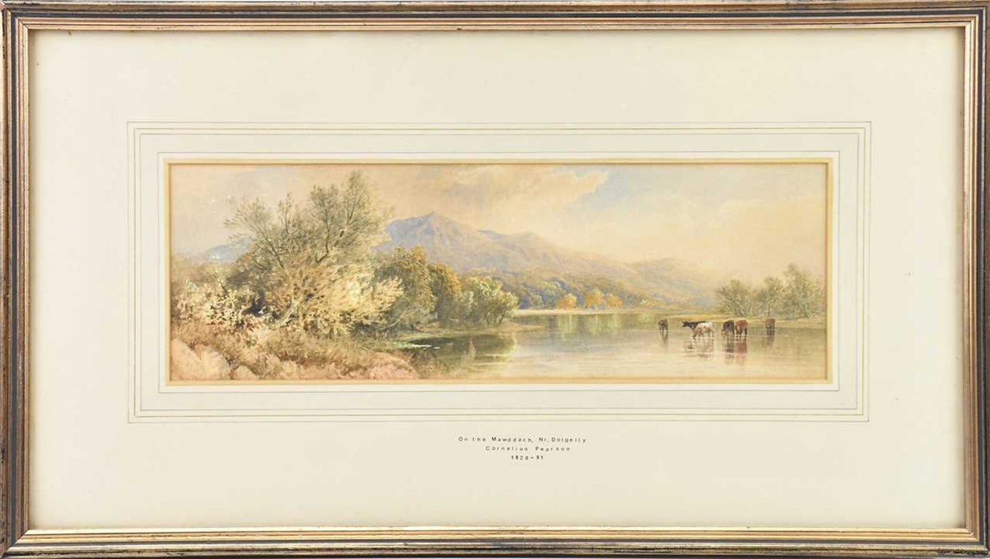Cornelius Pearson (1805–1891) – “On the Mawddach, Nr Dolgelly” – Signed & Dated 1857