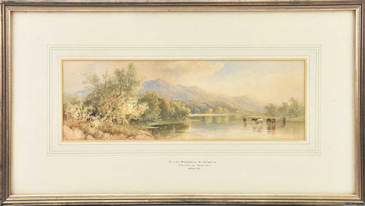 Cornelius Pearson (1805–1891) – “On the Mawddach, Nr Dolgelly” – Signed & Dated 1857