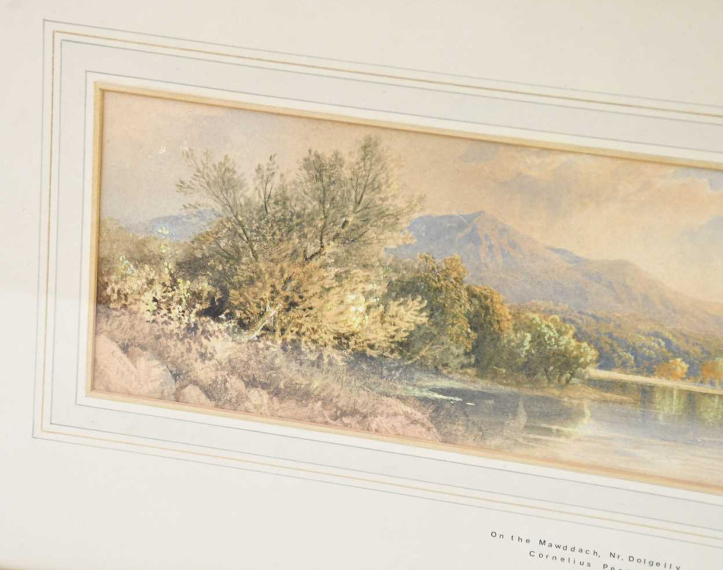 Cornelius Pearson (1805–1891) – “On the Mawddach, Nr Dolgelly” – Signed & Dated 1857