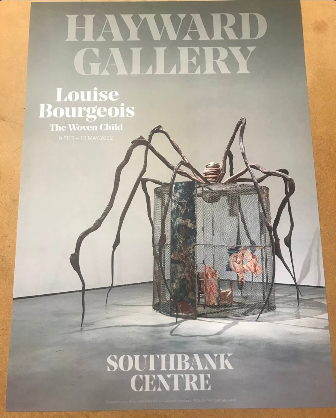 Louise Bourgeois Original Gallery Exhibition Poster Beautiful original art poster