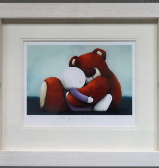 Doug Hyde limited Edition Print In Your Arms 185/295 Signed And Numbered Framed. Includes certificate of authenticity