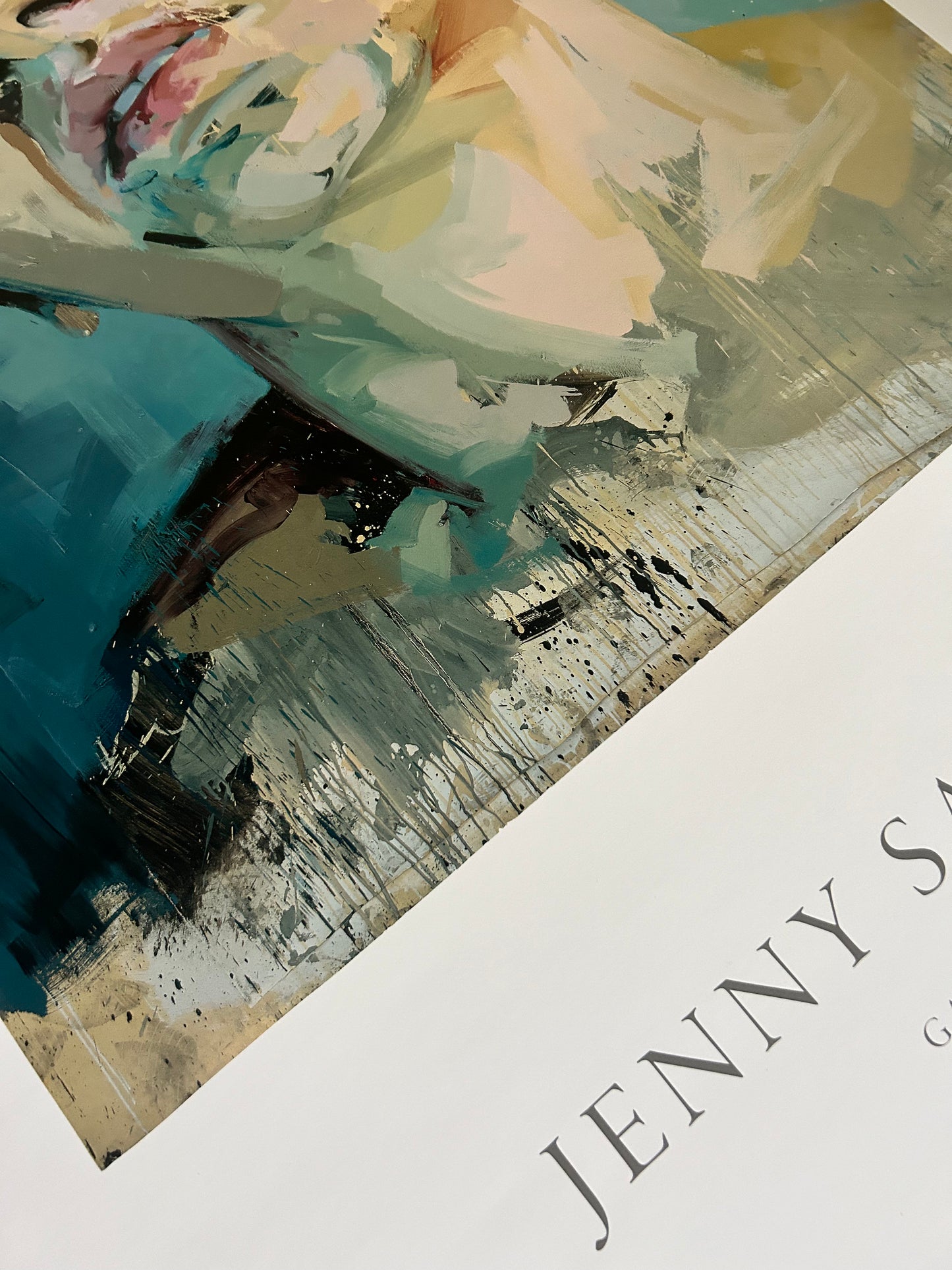 Jenny Saville Original Gallery Exhibition Poster Beautifully Decorative Poster on Heavyweight Paper