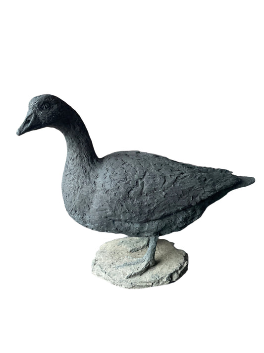 Life Size Resin Goose Statue: Rustic Garden Decor