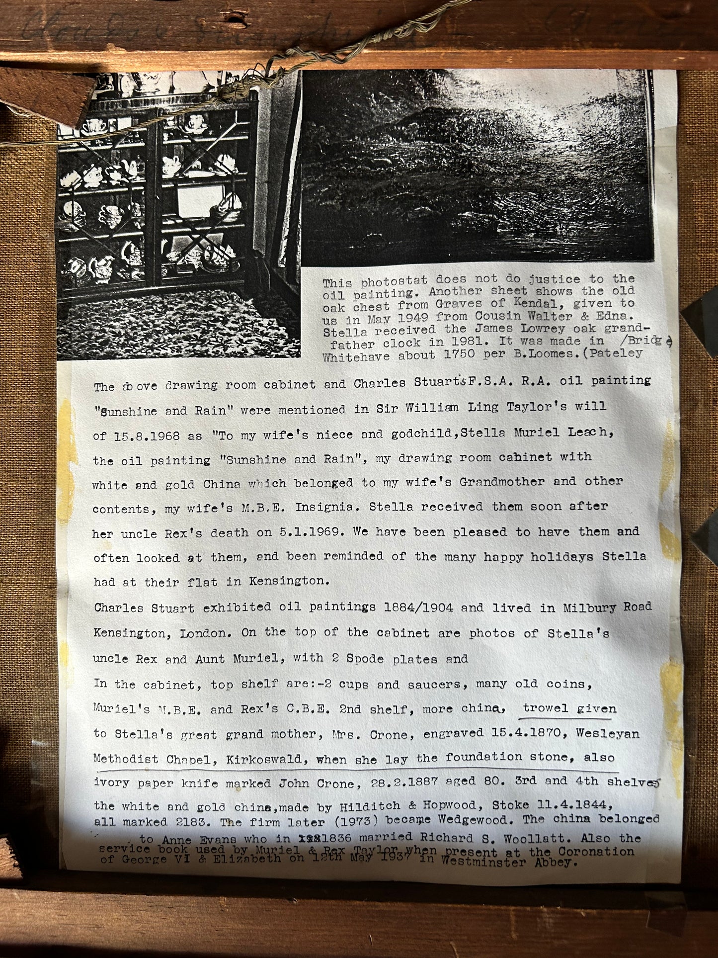 Antique Victorian Oil Painting – Charles Stuart Landscape Art, Royal Academy 1892