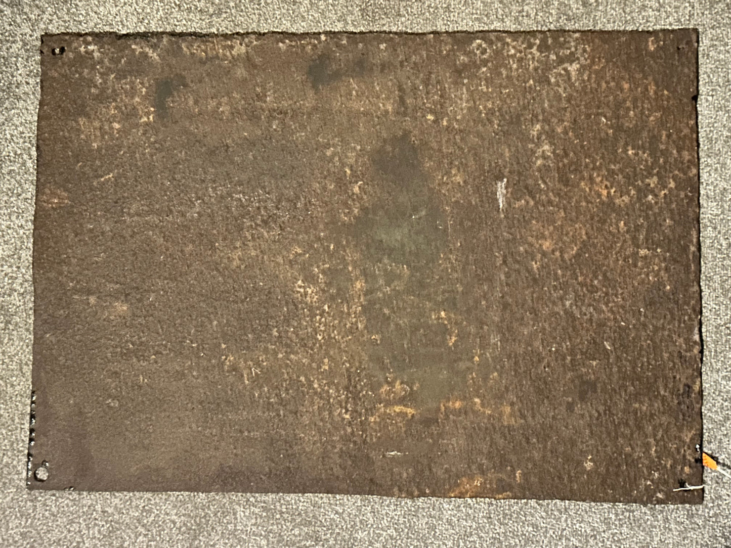 Vintage Western Railway Cast Iron Sign, Early 20th Century