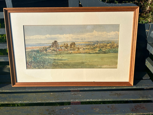 Samuel Maurice Jones A.R.C.A Watercolour Landscape Painting Framed Listed Artist