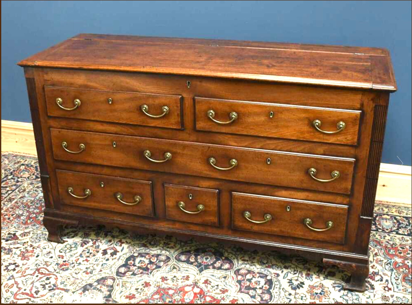 18th Century Georgian Mahogany Mule Chest With Drawers Beautiful Quality Superb storage solution