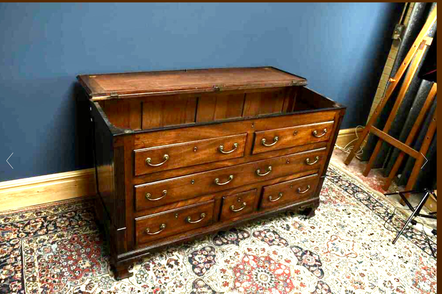 18th Century Georgian Mahogany Mule Chest With Drawers Beautiful Quality Superb storage solution